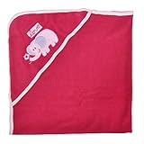 Tadpoles Cotton Embroidered Hooded Towel, Elephant by Tadpoles