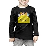 幸せな笑顔 装飾的な動物 子供服 春秋 長袖 Tシャツ トレーナー 丸い襟 キッズ 男の子 女の子 ベビー おしゃれ カジュアル ファッション 可愛い