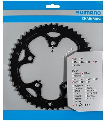 Amazon | シマノ スパイク付チェーンリング 46T-F(ブラック) Y1P298060