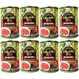太陽と大地の恵み ホールトマト缶 390gx8缶 トマト 缶詰 完熟 業務用 PEELED TOMATOES まとめ買い