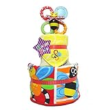 BabyBeans(ベビービーンズ) サッシー Sassy バンブルバイツおむつケーキ SASSY 2段 パンパース Sサイズ イエロー