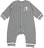 (チャンピオン)Champion ベビー ラインリブ 長袖ロンパース CB2001 (90cm, 21：杢グレー)