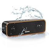 ZoeeTree スピーカー bluetooth ワイヤレススピーカー コンパクトIPX7防水 高音質 重低音 12W ブルートゥース スピ