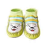 漫画のパターンアンチスリップコットンのベビーソックスと新生児ソックス