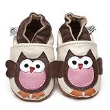 Soft Leather Baby Shoes Owl [ソフトレザーベビーシューズフクロウ] 6-12 months (12 cm)