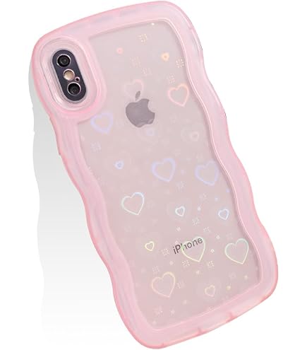 Amazon.co.jp: LUCKCOF ケース For iPhone X/XS かわいいピンクボウ