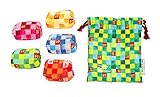 はらぺこあおむし お手玉巾着セット パッチワーク柄 ギフト キッズ 日本製