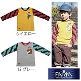 【SiShuNon/FARM】ファーム ルチャ 袖切替 Tシャツ 長袖 90 6 イエロー