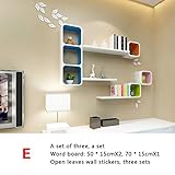 パーティション、壁格子棚、壁ペイント塗料リビングルームレストランソファテレビ壁装飾ラック ( 三 : E )