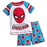 ディズニー Disney スパイダーマン 半袖 パジャマ マーベル フェイス (5歳 110cm) [並行輸入品]
