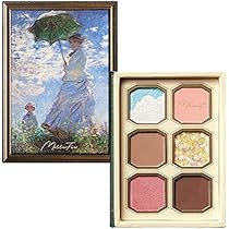 コスメを彩色に使用した日本画① Amazon.co.jp: ミルフィー 絵画アイシャドウ (04 日傘の女) アイメイク