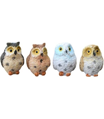 Amazon.co.jp: Kunst & Ambiente - 動物の彫刻 - フクロウの像 - 署名