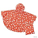 【Disney】【kukka hippo】キッズ・ベビー　キャラクター　レインポンチョ　90cm (ミニーマウス/ドロップ)