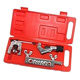 Fenteer Ct-1226　ブレーキ　パイプフレア　銅　　工具燃料補修工具　フレアツール　燃料修理ツール　チューブカッター　3点セット