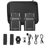 BOYA BY-WM4 Pro K1 2.4Gワイヤレスマイクシステム（1個送信機+ 1個受信機）付き デジタル一眼レフカメラ用 ビデオカメラ用 スマートフォン用 PCタブレット用 インタビュー用 (3,5mm, TX-RX)
