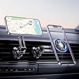 OATSBASF スマホホルダー 車 スタンド MagSafe対応 車載スマホホルダマグネット式車載マウント用 - [強力な磁石16個] マグネット式車載電話マウント 車用エアベント携帯電話ホルダー 車用磁気アクセサリー iPhone 15 14 13 12 Pro Max Miniおよびすべての携帯電話用