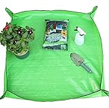 Lautechco プランティングシート 防水フラワー移植ポットパッド PEフィルム