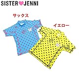 (ジェニィ)JENNI ドット柄 ラッシュガード 水着 110 イエロー(080)