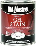 古いMasters 82004 Gel Stain、風化木製、One Quart