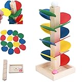 モンテッソーリ教育玩具ブロック木製ツリー大理石ボール実行トラックゲームベビーキッズ子インテリジェンス早期教育玩具