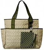 サンデシカ 軽くて使いやすい マザーズバッグ ウエーブキルト ベージュ 6440-9999-08