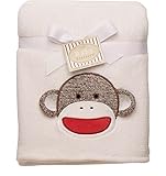Baby Starters Boy Girl Sock Monkey Security Blanket Shower Gift 30x40 Lovey by Collection Design [並行