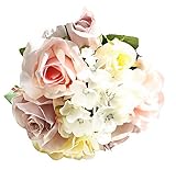 (マリーミー) MARRYME 造花 ローズ 薔薇 バラ 花嫁花束 ブーケ フラワーギフト インテリア お祝いの装飾 結婚式 パーティー 撮影道具 ウエディング カラフル