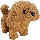 音に反応する犬 動く犬のおもちゃ 電動ぬいぐるみ 犬ロボット 歩く 鳴く 可愛い ギフト 音に反応するおもちゃ犬 ぬいぐるみ 動く (テディ)