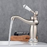 Beelee BL6045N 7.08" Single Handle Bathroom Sink Faucet Lavatory Faucet Basin Vanity Sink Faucet Con