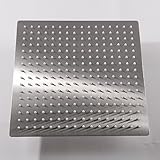 KiaRog® 12 Inch (12'') Rain Brushed Shower Head. 12-Inch Side,1/16'' Ultra Thin Showerheads.30 CM * 