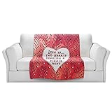 ブランケットウルトラソフトFuzzy 4サイズ！DIANOCHEデザインからZara MartinaラブハートTrees OnレッドホームDecor Unique Designer芸術的スタイリッシュ