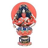 カバヤ　密教曼荼羅　ミニ仏像の世界　単品　愛染明王　豪華彩色　　ボークス・造形村