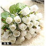 Excellent.advanced人工ローズフラワーブライダルウェディングホームDIY床ガーデンオフィスデコレーション
