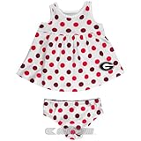 Georgia Baby Dottyサンドレス、ブルマーセット 12-18M