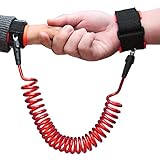 safetyluv子安全手首ストラップ – スキンFriendly – アンチ失われた快適なコットン手首リンク(ハーネス – Leash – ロープ) Walking手ベルトfor Kids ブルー