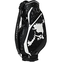 Amazon.co.jp: SKULL GOLF BAG 18.0 00GU BLACK PRINT One Size