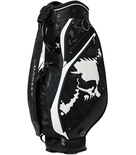 OAKLEY ゴルフ キャディバッグ ブラック Amazon.co.jp: OAKLEY CADDIE BAG 19.0 021U PITCH BLACK One Size