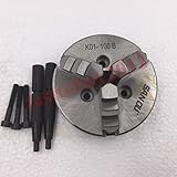 4" inch 100mm 3 Jaw Lathe Chuck Self-Centering Mini Chuck CNC Woodworking Lathe 4"インチ100mm 3ジョー旋盤チャッ