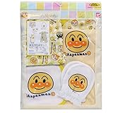 アスナロ（肌着・下着） アンパンマンがかわいい新生児5点セット 50-60 クリーム