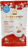 Happy Family happy yogis Yogurt Snacks - Strawberry - 1 oz by Happy Family [並行輸入品]