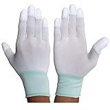 ウインセス 【ぴったりフィット ／ PU指先コート編手袋】 B品（黄変品） （10双） (LL)