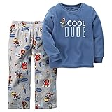 カーターズ Carter's 子供用 パジャマ フリース100% 男の子 2-Piece Fleece PJs 12M (72-78cm) [並行輸入品]