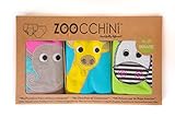 ズッキーニ (Zoocchini)【日本正規品】トレーニングパンツ オーガニックコットンGirls (3T/4T) - サファリの仲間 ピンク/ブルー/グリーン 3枚セット ZOO8002