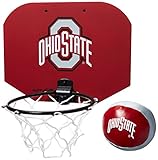 NCAA Rawlings Ohio State Buckeyes Slam Dunk Softee Hoop Set