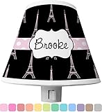 ブラックエッフェル塔Shade Night Light ( Personalized )