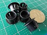 穴埋め・目隠しキャップ　黒　直径φ13mm　5個入＜yjp-0538＞