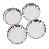 (ライチ) Lychee 4個入り スプラウト缶用 ストレーナ蓋 栽培 グラスジャー用ふた 直径8cm