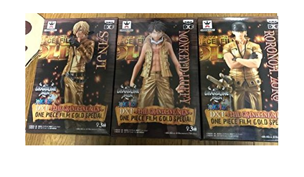 Amazon ワンピース One Piece フィルムゴールド フィギュア ナムコ限定 ゴールドver ルフィ ゾロ サンジ フィギュア ドール 通販