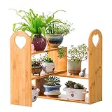 フラワースタンド屋内無垢材多層バルコニーリビングポットラック棚