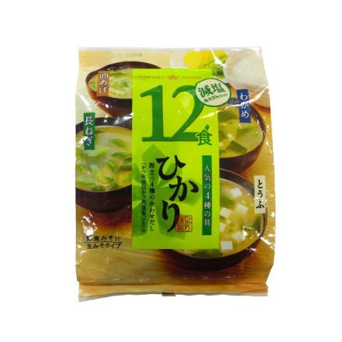 ひかり味噌 即席みそ汁 減塩